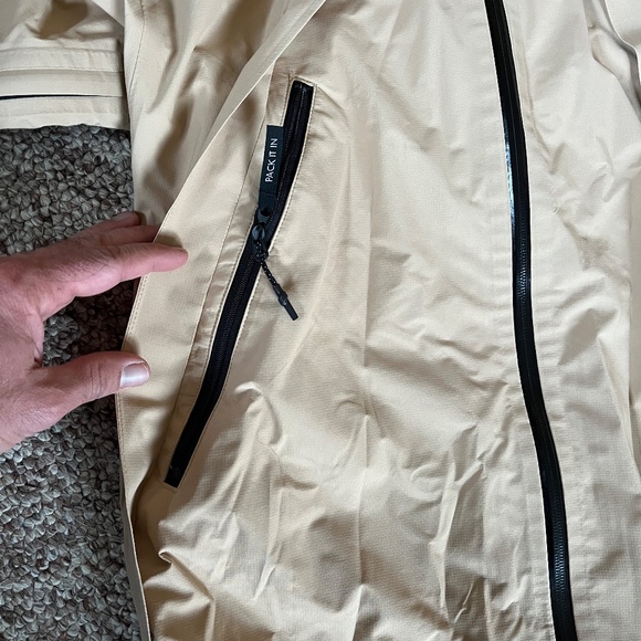 Columbia Northwest Explorer 3L Jacket, Men's large, beige, rain/ski/snowboard - Picture 2 of 10